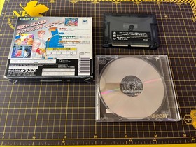 X-Men vs Street Fighter Sega Saturn w/ 4MB RAM Cart Tested Japan Boxed RARE