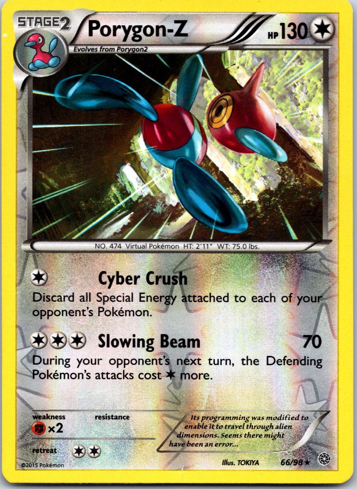 Porygon-Z 66/98 Rare Ancient Origins Pokemon Reverse Holo LP