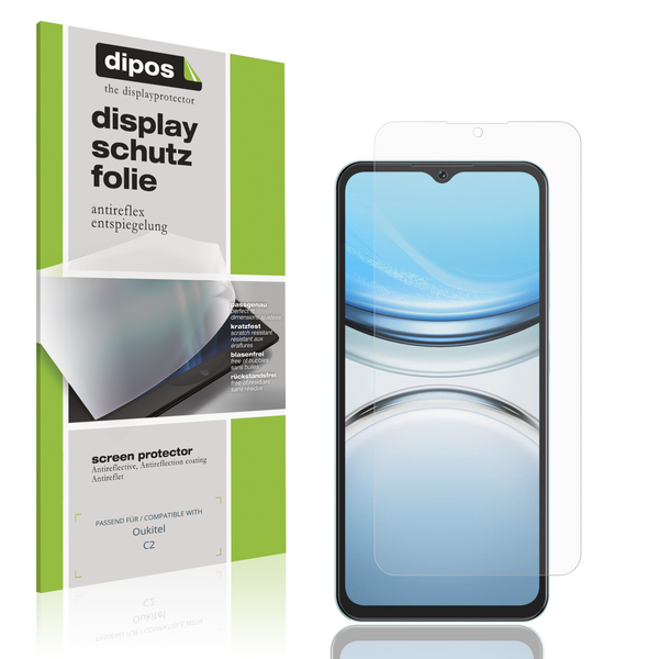 4X Schutzfolie Matt FüR Oukitel C2 Displayschutzfolie Folie Display Schutz Dipos-image