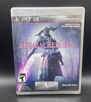 Final Fantasy XIV A Realm Reborn Sony Playstation 3 PS3 Complete With Manual