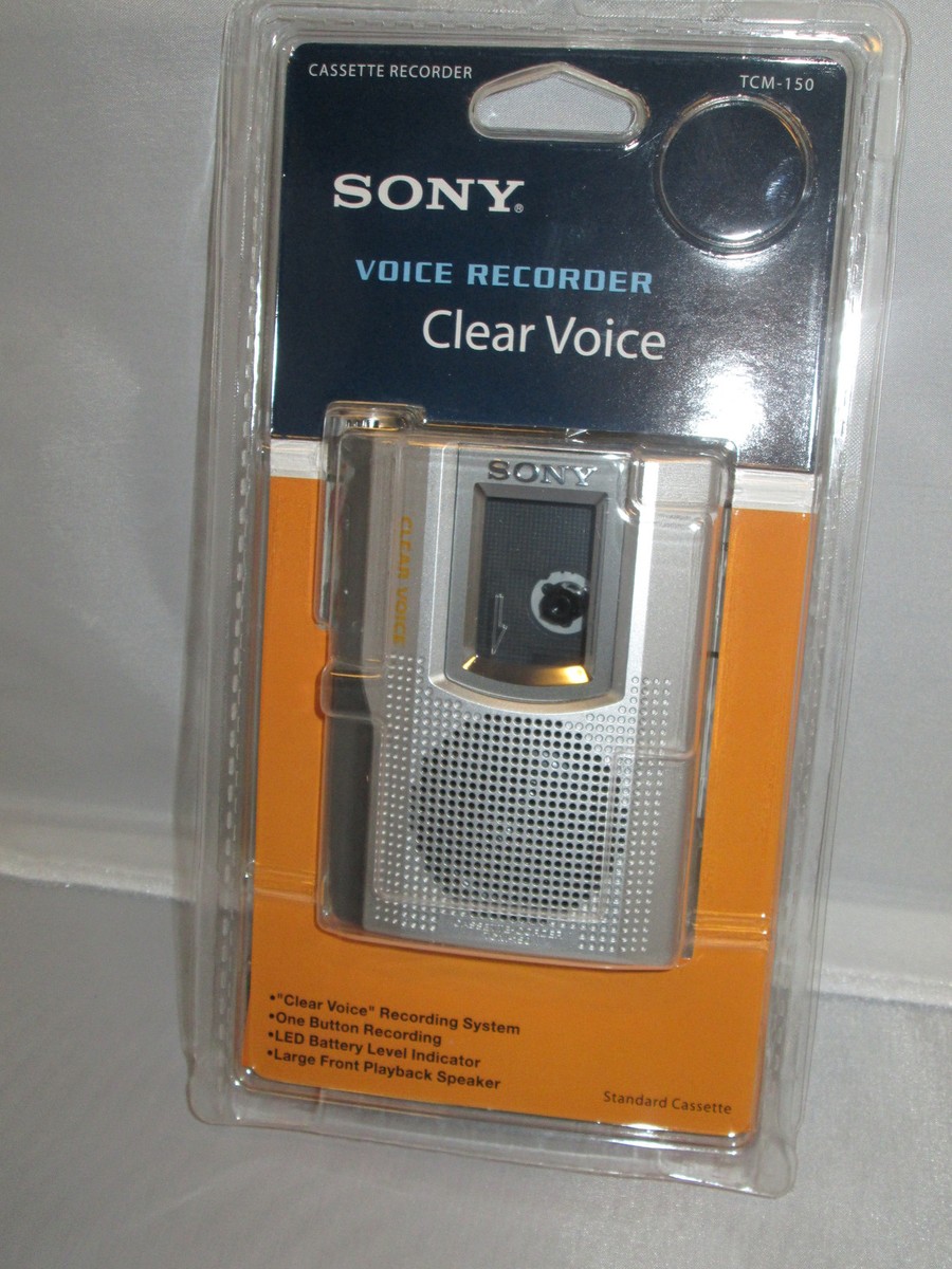 Sony TCM-150 Handheld Cassette Voice Recorder TCM150 27242607712| eBay