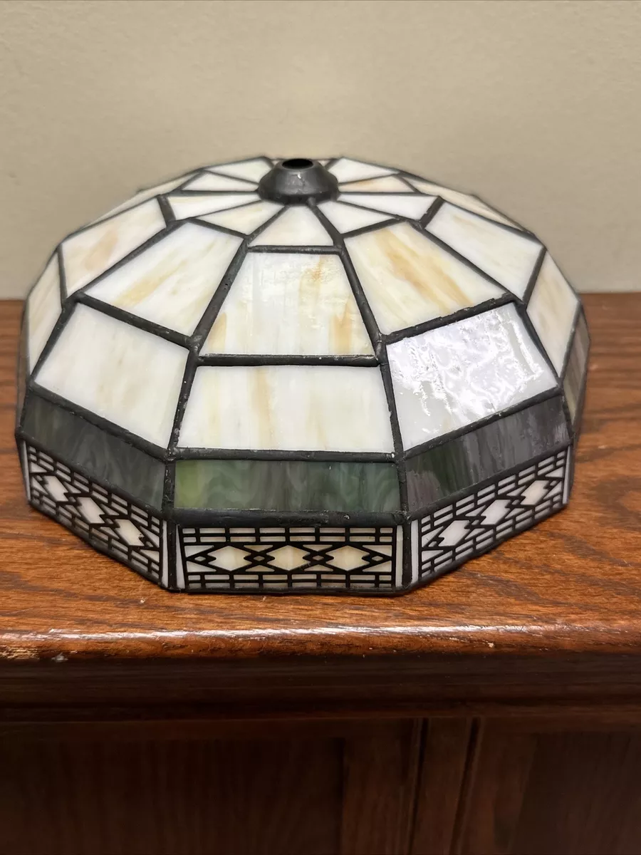 Spectrum stained on sale glass lamp shade