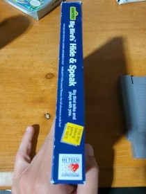 Sesame Street: Big Bird's Hide & Speak (Nintendo, NES) Complete in Box, CIB