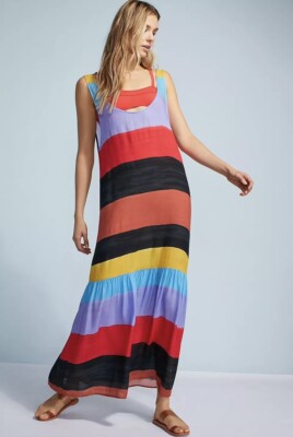 madrid maxi dress Madrid Blue High Neck Bell Sleeve Maxi Dress