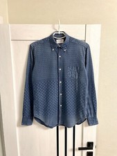Our Legacy Indigo Paisley Pocket Button Shirt Size 46 / S
