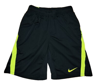 mens black and yellow nike shorts