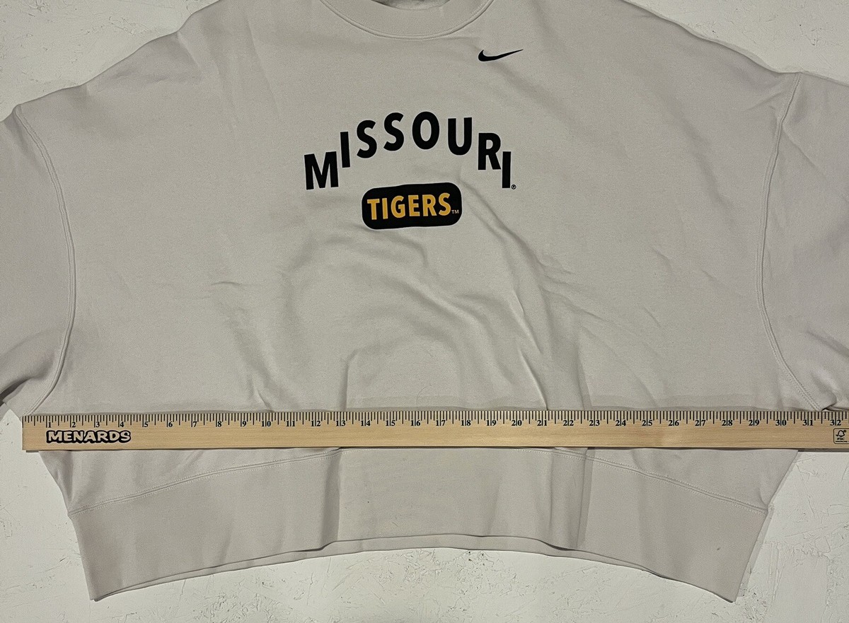 Nike Mizzou Tigers Cropped Sweatshirt Crewneck Pullover