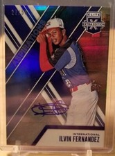 Ilvin Fernandez 2017 Elite Extra 🔥 Auto Blue #d /50 🔥 Domincan Republic DR