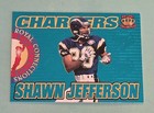 1995 Pacific Prisms Football Blue Holofoil Shawn Jefferson #RC-9b
