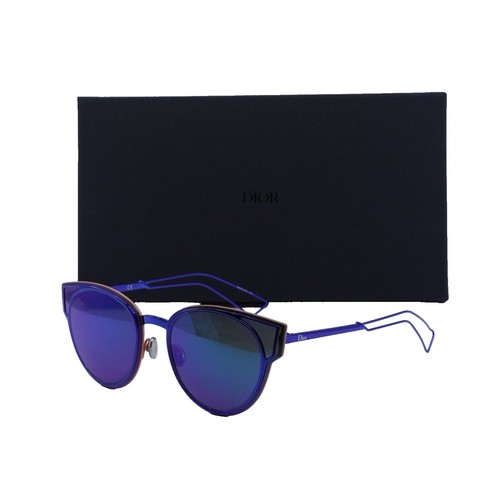 Dior DIORSIGNATURE R1U 20B0 Sunglasses Havana Frame, Blue Lenses - Lowest Price! New DIOR DIORSIGNATURE R1U 20B0 Dark Havana/Blue 57-17-140  main image 4