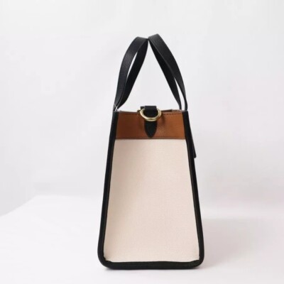 COACH Field Tote 30 In Colorblock With Coach logo Badge Handbag