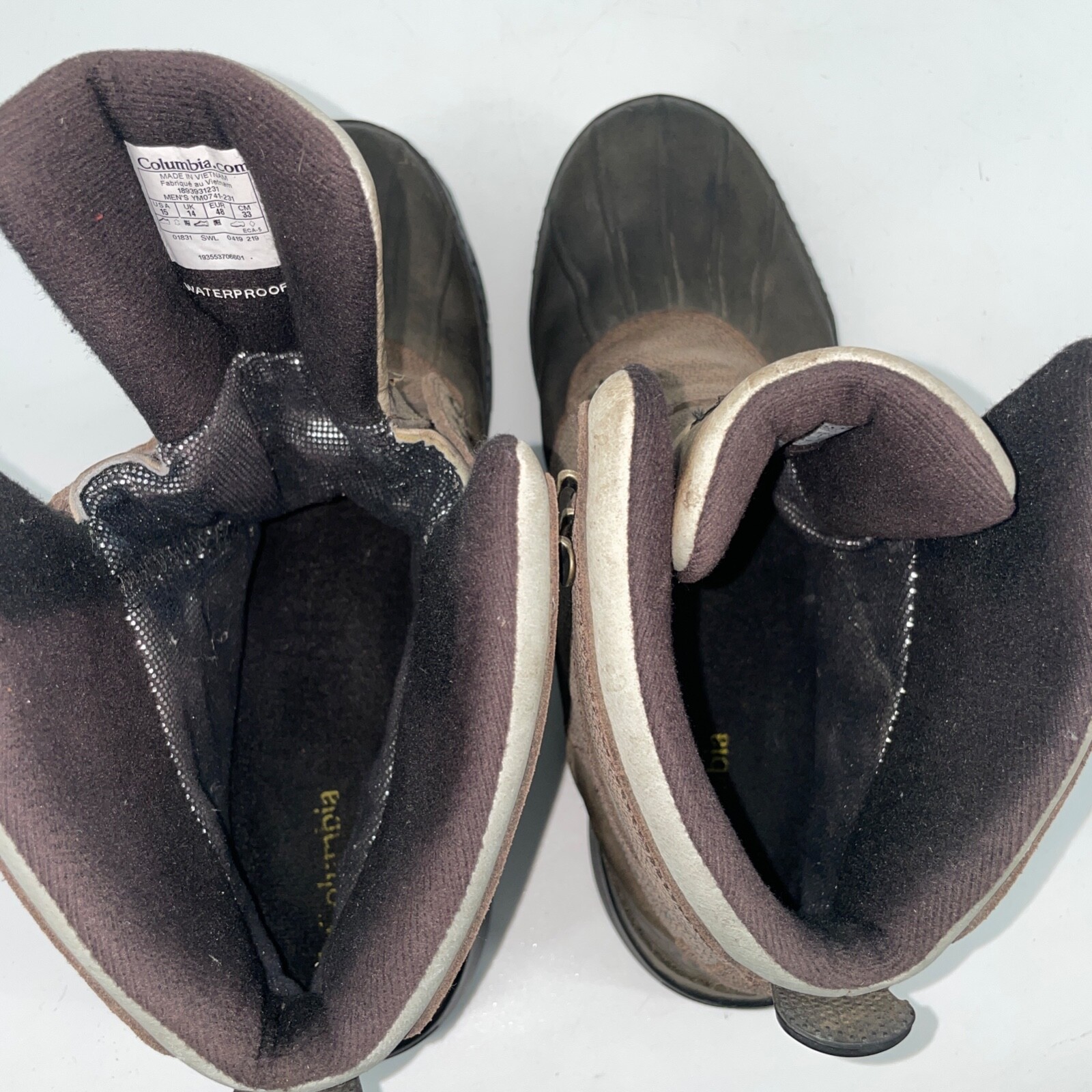 Columbia mens 15 Bugaboot Original Omni-Heat waterproof boots YM0741-231 brown thumbnail 7