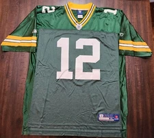 Reebok Onfield Equipment Green Bay Packers Aaron Rodgers Jersey Mens XL Green