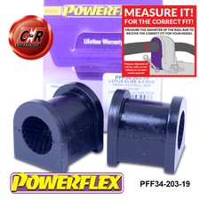 Powerflex Vorn Überrollbügel Buchsen 19mm für Lotus Elise 111r (01-11)