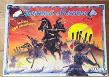 Samurai & Katana Board Game 2000 Tilsit UNPUNCHED! Complete 138