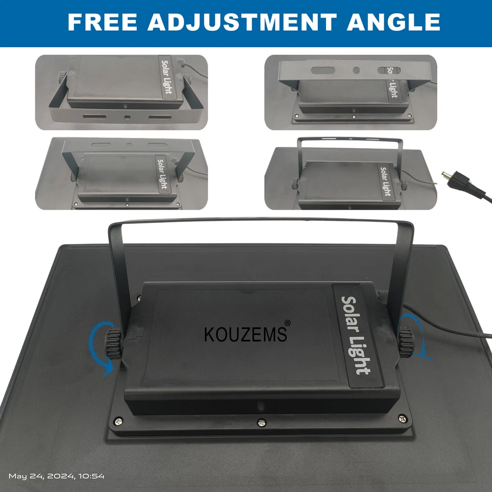 Уличный светодиодный фонарь на солнечных батареях водонепроницаемый от заката до рассвета для садовой дорожки - Изображение 3 из 4