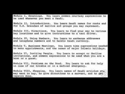 18 HOURS MP3 Audio ARABIC LANGUAGE FSI DLI Text Saudi Arabia  on Data CD