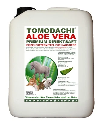 Aloe Vera Pferd Direktsaft (€8,58 /L) Kraft Vitalität AloeVera Natur Pur 5L
