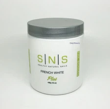 SNS Healthy Natural Nails Dipping Powder - FRENCH WHITE 16 oz