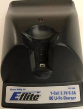E-flite EFLC1000 1 Cell 3.7v 0.3A DC Li-Po Charger-RARE VINTAGE-SHIPS N 24 HOURS