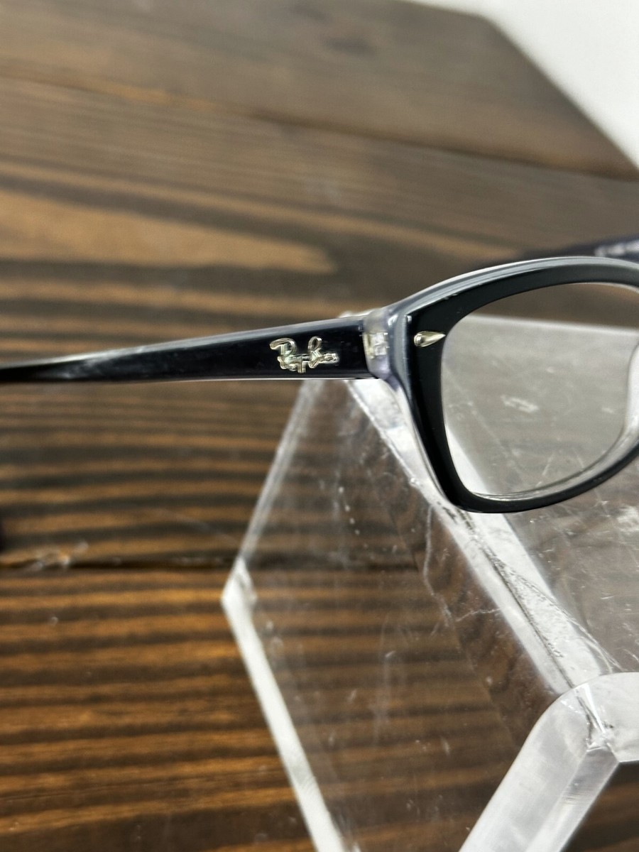 Ray-Ban RB5255-5190 Unisex Black/Blue Full Rim Square  display picture 2