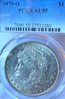 1879-O AU55 Bright PCGS New Orleans Mint Morgan Silver Dollar