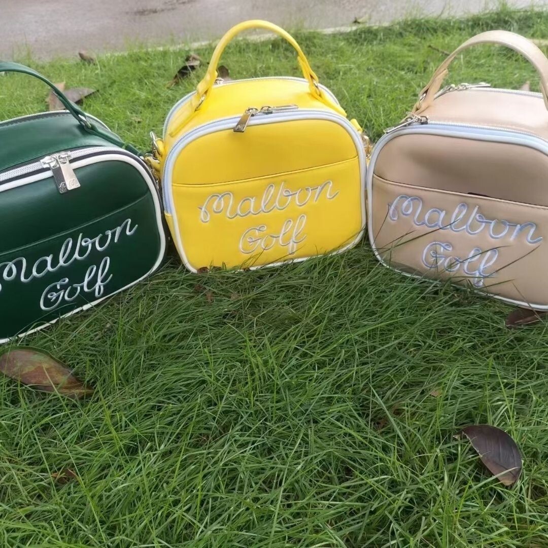 Malbonゴルフ小型ボールケース 男女兼用 腰袋　白×緑 楽天市場】マルボン ゴルフ ボール ケース MALBON GOLF BUCKETS