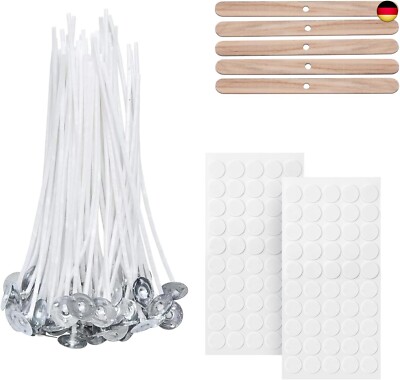 VABNEER Kerzendocht 100 Stück Cotton Candle Wick für die Kerzenherstellung C