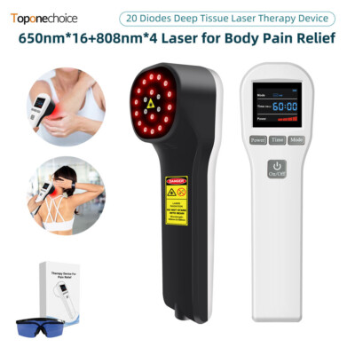 Kalt Laser Therapie Gerät Rotlicht Infrarot LLLT Soft Pain Relief Lazer 880mW 