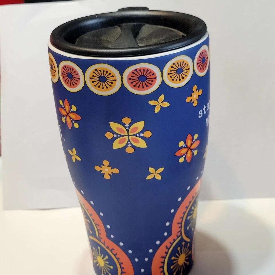 Taza de viaje Gift Craft 2015 BoHo Fun 16 oz. " Stay Wierd" Foto 2 de 4