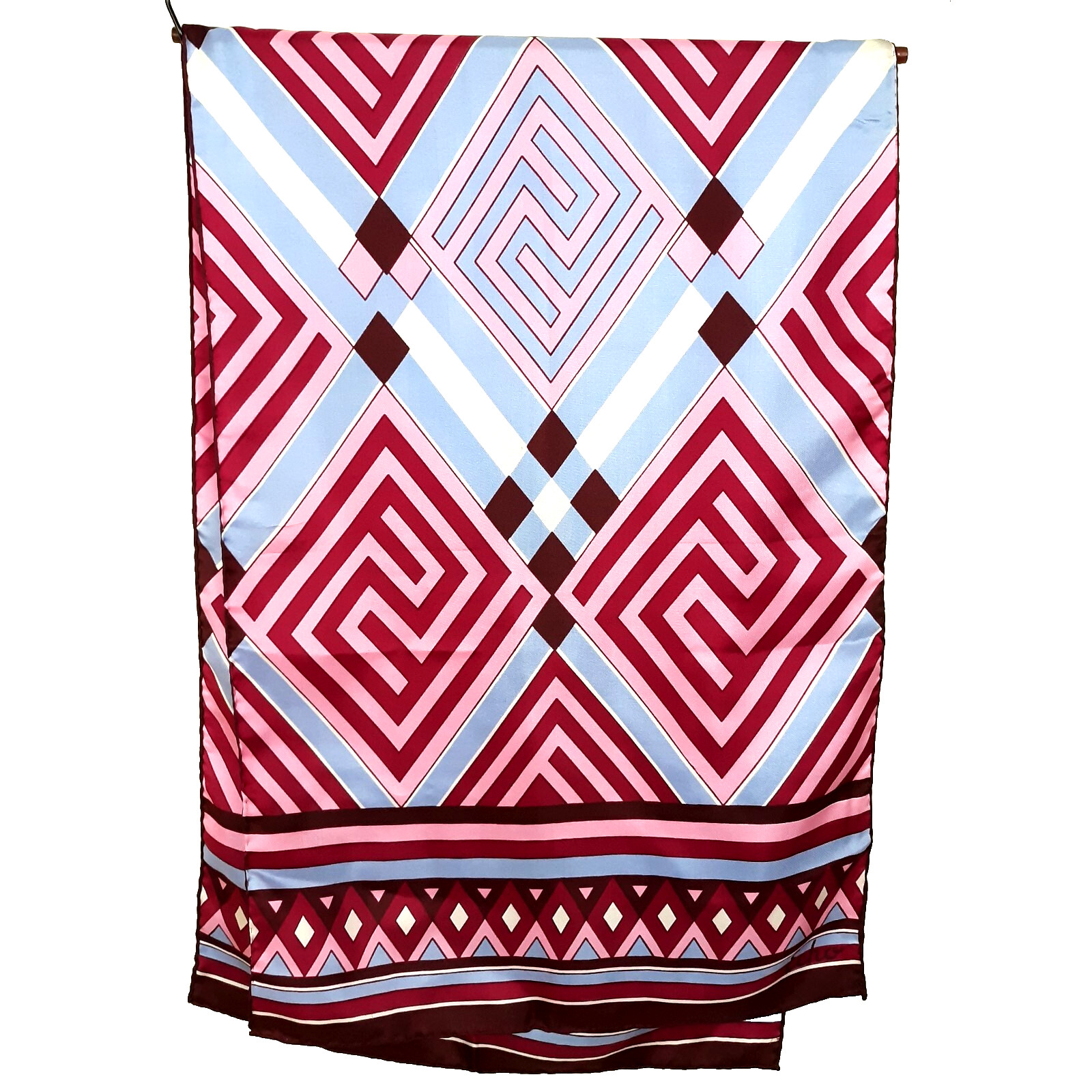 Echo Silky Scarf Long Versatile Rectangle Multico… - image 6