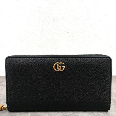 Shipping Included Gucci Zip Wallet 739499 Bamboo Black 78 | eBay Shipping Included Gucci Zip Wallet 739499 Bamboo Black 78 | eBay