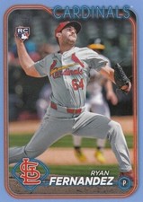 RYAN FERNANDEZ /50 TOPPS UPDATE ROOKIE FATHER'S DAY BLUE RC CARDINALS US111 2024