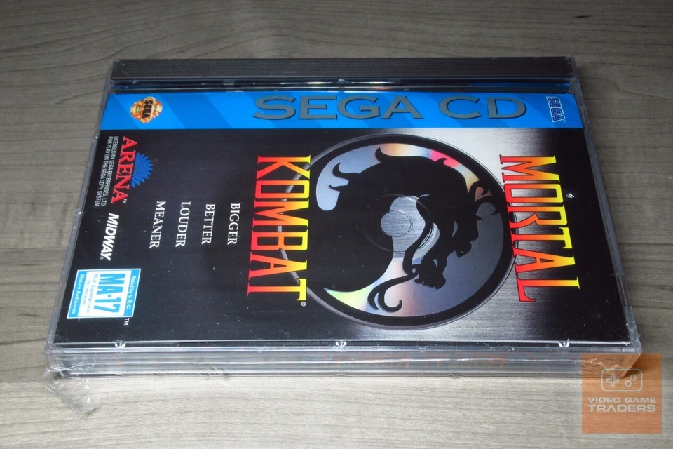 Mortal Kombat (Sega CD 1993) FACTORY SEALED! - RARE! - Image 3 of 4