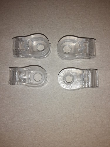 Schutt Quarter Turn Loopstraps selten schwarz weiß klar silber - Bild 3 von 7