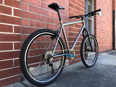 Voodoo Djab Titanium MTB Frame 20'' Zombie Fork 26'' Wheels