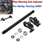 Billet Rear Axle Adjuster Kit For Harley Touring Electra Street Road Glide 2009+