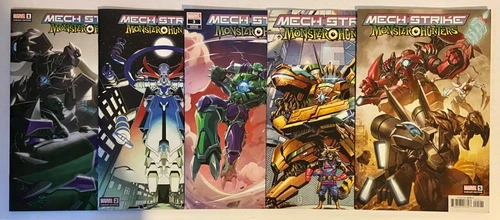 MECH STRIKE MONSTER HUNTERS 1 2 3 4 5 COMPLETE Gage Diaz Marvel 2022 NM 1st pr