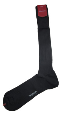 MARCOLIANI MILANO Unisex Socks Fil d'Ecosse Basic Dress Size Large New With Tags