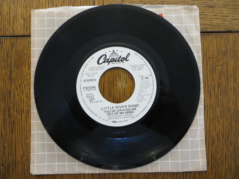 Little River Band – You're Driving Me Out Of My Mind - 1983 - P-B-5256 7" Single - Image 3 of 4