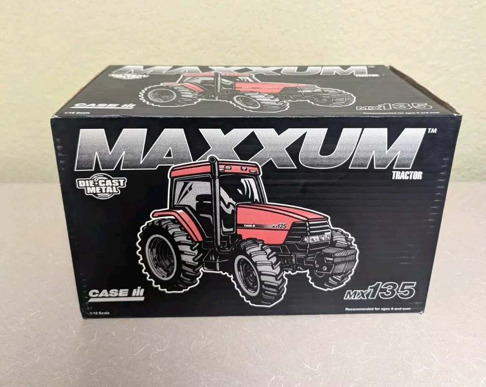 CASE IH MAXXUM MX135 TOY TRACTOR 1997 ERTL DIECAST 1:16  4250 CA NIB - Image 3 of 4