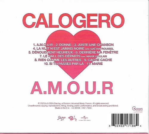 Calogero - Amour (Vinyle Neuf) main image 0