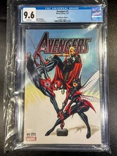 🕸️Avengers #1🕸️CGC 9.6 NM+🕸️Campbell ComicXposure Variant-2017🕸️FREE SHIP🕸️