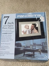 PanDigital PanImage LED Digital Photo Frame 7” New In Box
