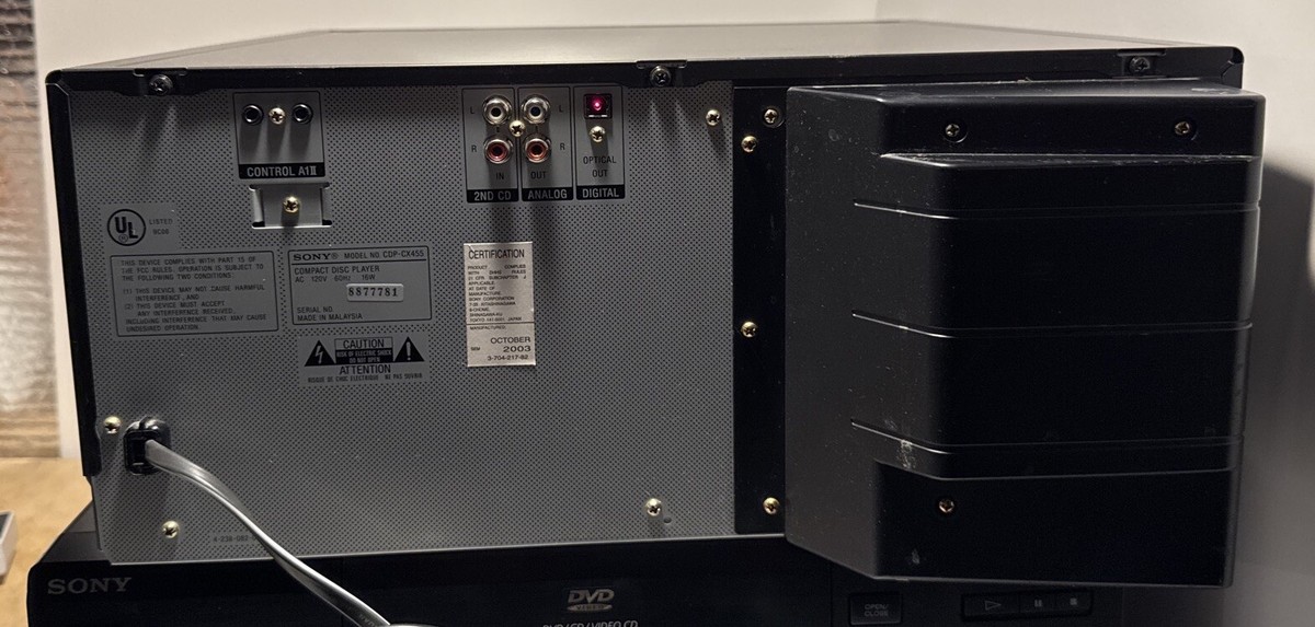 SONY CDP-CX455 Mega Storage 400 CD High Density System! ***READ