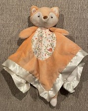 Douglas Baby Fox Lovey Security Blanket Lil Snuggler Woodland Satin Plush Toy