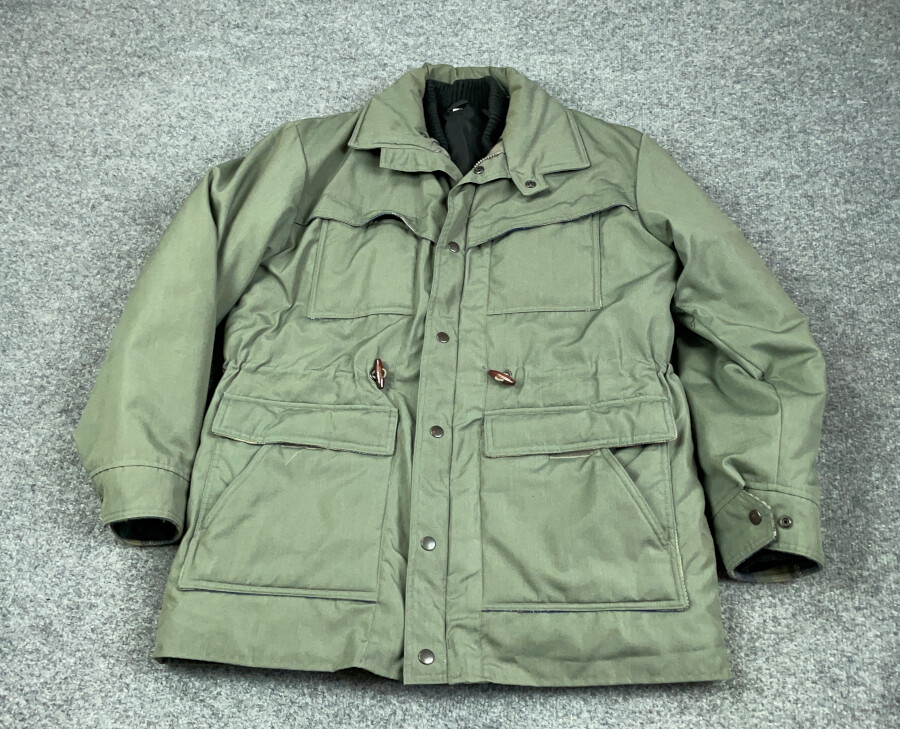 Northwest Territory Gray Green Zip Parka Adult Medium +
