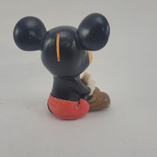 Disney Vintage Mickey Mouse Sparschwein sitzende Pose Made in Korea - Bild 5 von 10