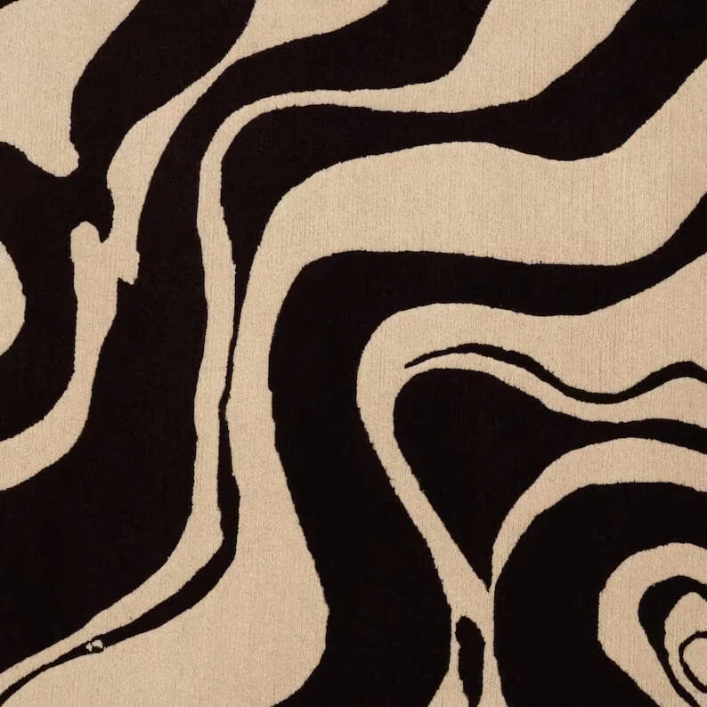 Melting Premium Hand Tufted Modern New Zealand Rug for bedroom Drawing Room kitc - Image 2 of 4