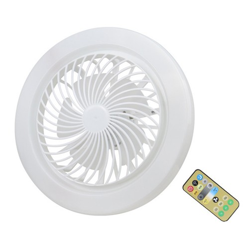E27 Small Fan Silent Ceiling Fan with Adjustable Color D9J4